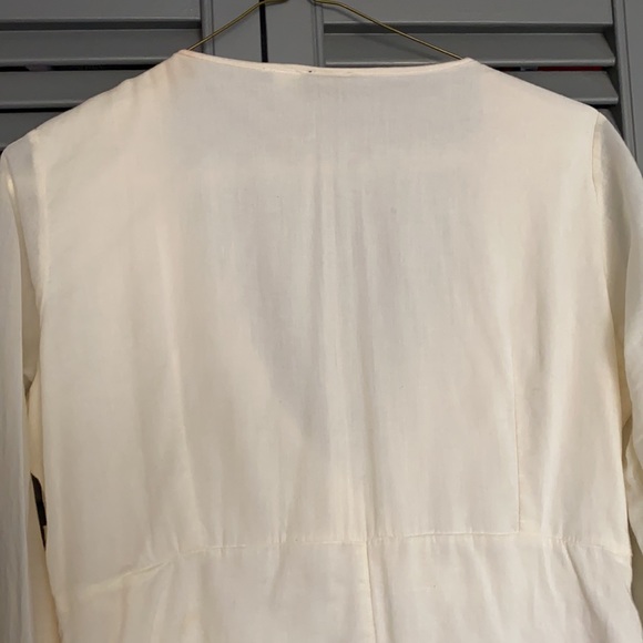 Cream linen mini dress. OXMO design label. - Picture 6 of 6